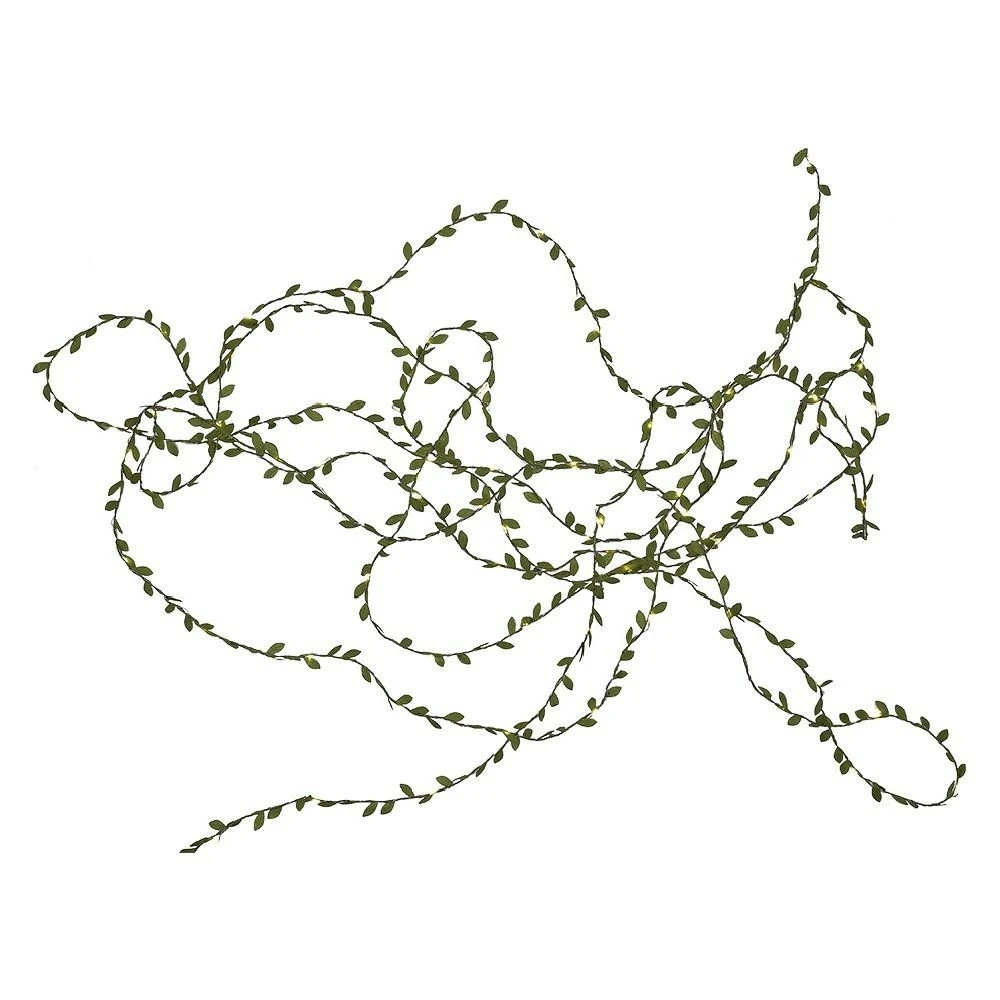 Guirlande Lumineuse Feuille Artificielle 12m – Image 2