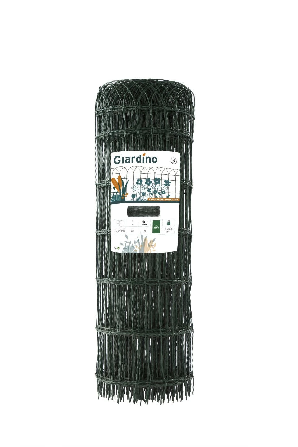 Grillage Bordure De Jardin Vert 65cm X 25m