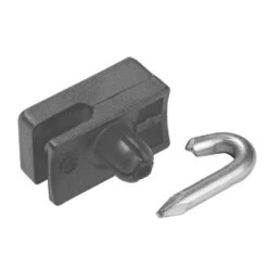 Guide-fil Anthracite Avec Crochet (10 Pces)