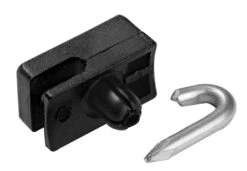 Guide-fils Avec Crochet (10pcs) Ral 9005 Noir