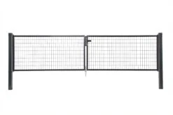 Portillon Double Napoli H 120 X L 2x150cm Ral 7016 Anthracite