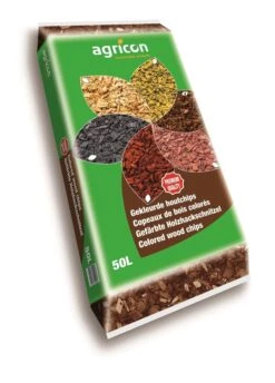 3 Palettes De 39 Sacs De Copeaux De Bois Colorés Brun 50 L