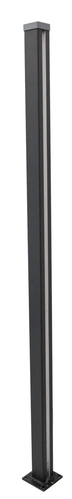 Lucca Capuchon Pour Poteau 90 X 90mm Gris Foncé