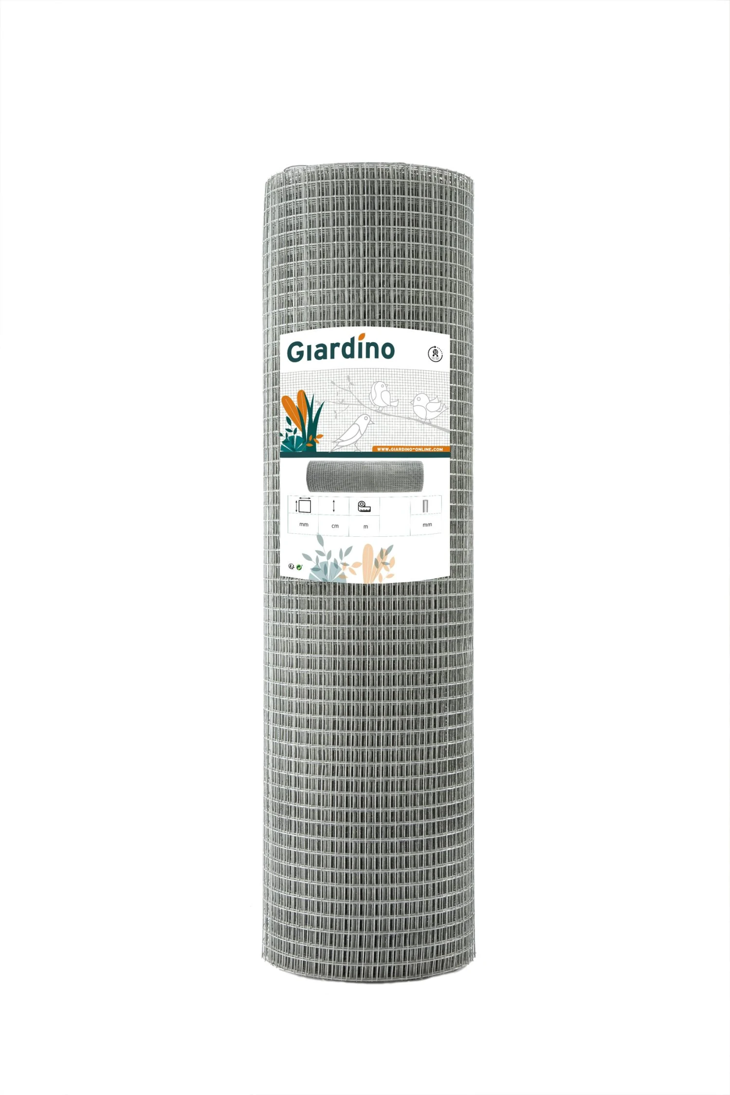 Giardino, Grillage Soudé, Galvanisé Après, 6.35x0.65mm X 100cm X 2.5m