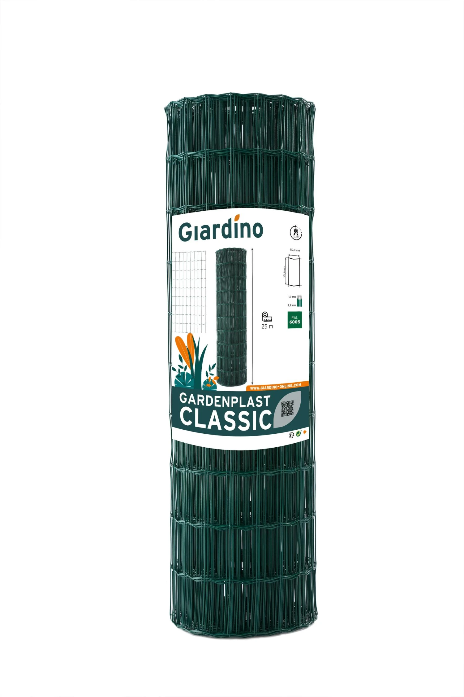 Gardenplast Classic 203cm X 25m Ral 6005 Vert