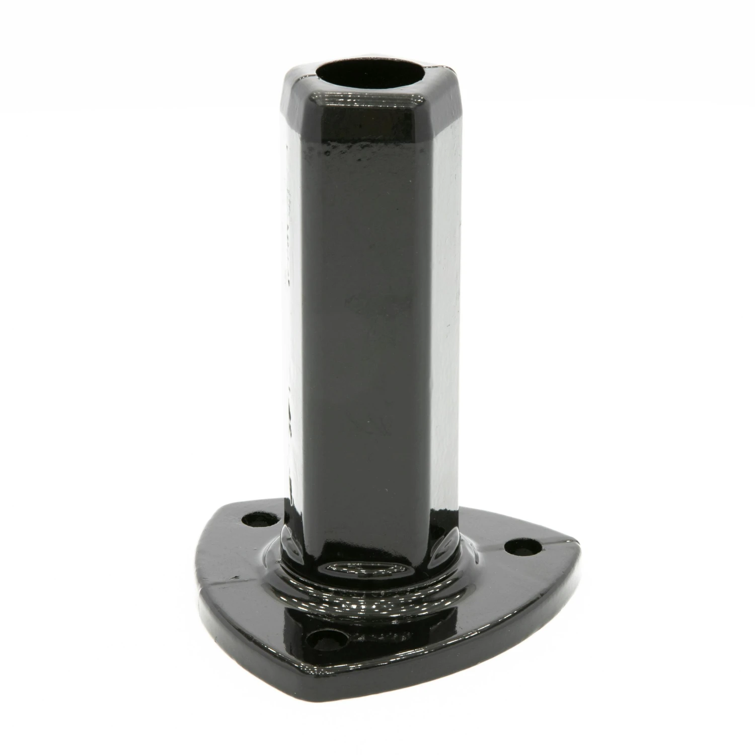 Pied Conique 60mm Alu Hauteur Pied 180mm Ral 9005 Noir