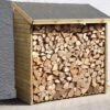Abri Bûches En Bois (86x188x187)