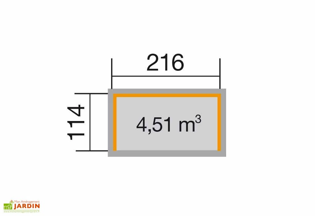 Abri Buches 4 Stères Multifonctions 19 Mm (114x216x204) – Image 2