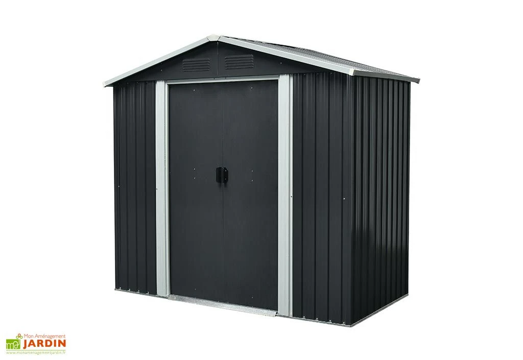 Abri De Jardin En Acier Galvanisé 2,5 M² (Pls Coloris)