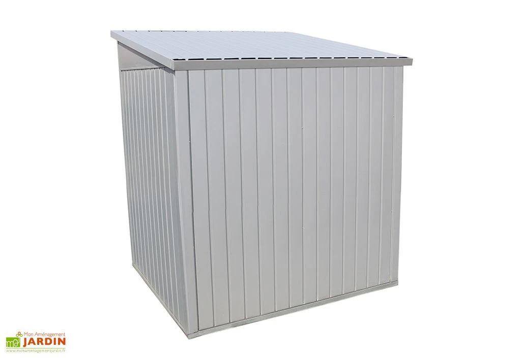 Abri De Jardin En Acier Galvanisé Duramax Modern 4 M² Gris Silver – Image 3