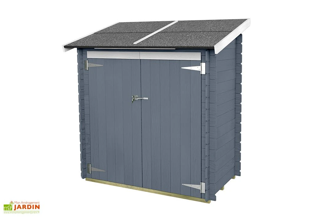 Abri De Jardin En Bois De Pin Traité Ambrogio – 155 X 85 X 165 Cm
