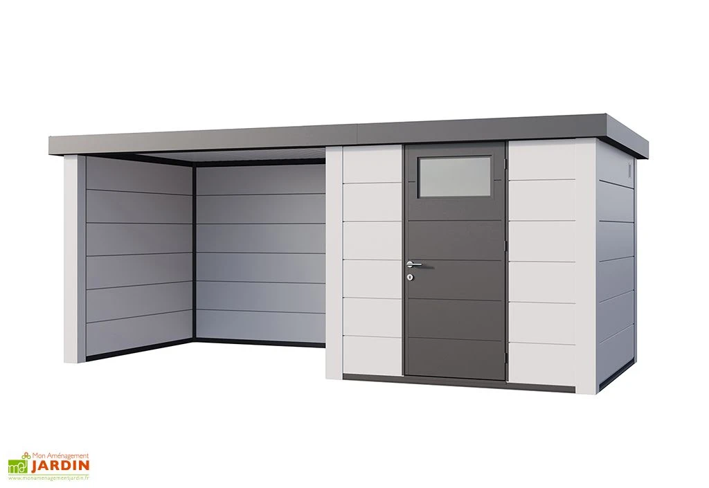 Abri De Jardin En Métal Avec Auvent Lounge – 12,5 M² – Image 4