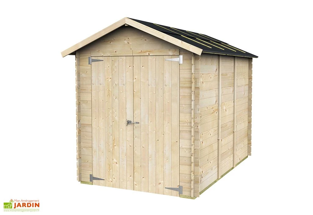 Abri De Jardin En Bois De Pin Brut Fiamma - 4,85 M²
