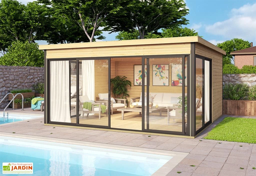 Abri De Jardin En Bois D’épicéa Brut Domeo 5 Plus (17 M²)