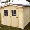 Abri De Jardin En Bois D’Épicéa Brut 6 M²