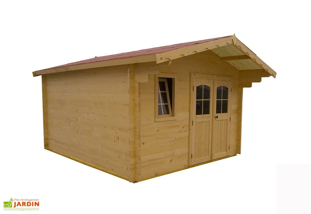 Abri De Jardin En Bois D’Épicéa Brut 15 M² – Image 2