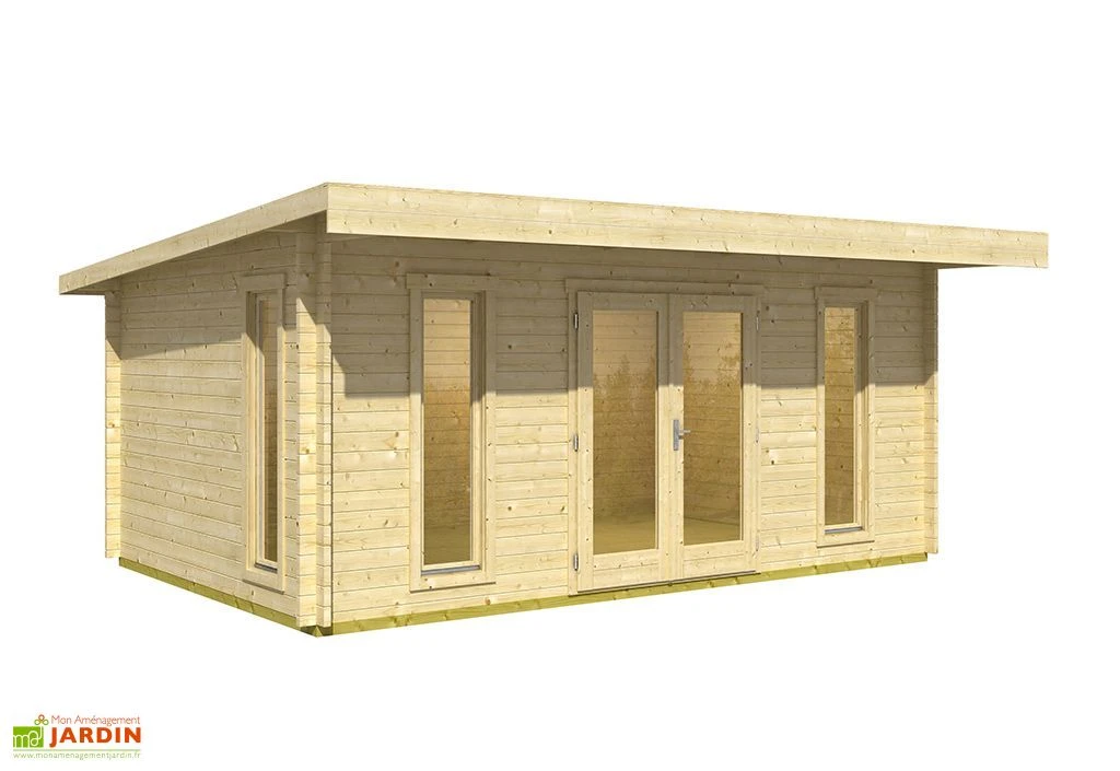 Abri De Jardin En Bois D’Épicéa Brut Barbados 2 (16 M²) – Image 2