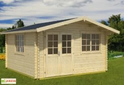 Abri De Jardin En Bois D’Épicéa Brut Norderney 2 (11 M²)