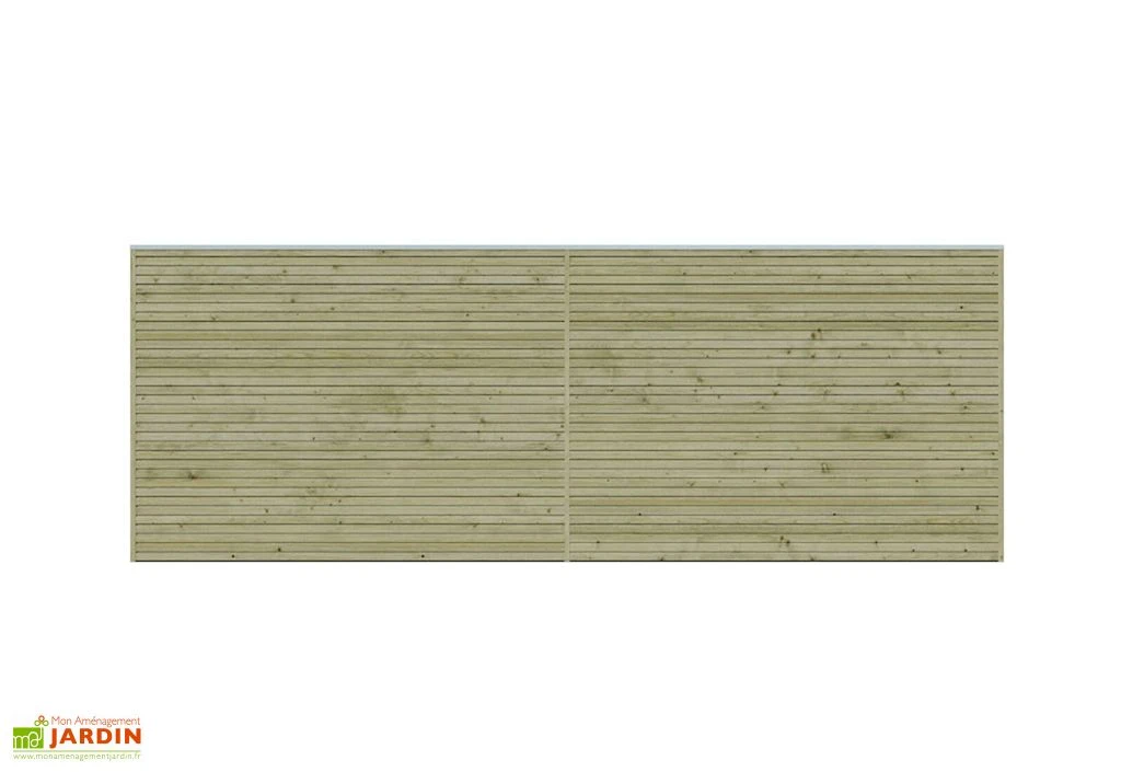 Abri De Jardin En Bois D’épicéa Traité + Extension Qube 12 M² – Image 4