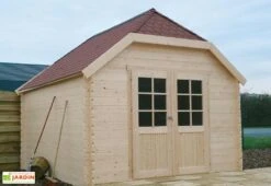 Solid Abri De Jardin Bois Limerick 28mm (298x388cm) Traité En Option