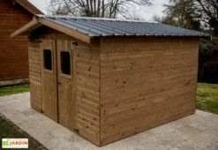 Abri De Jardin En Bois D’épicéa Traité Toit Bac Acier Thiers – 5,05 M²