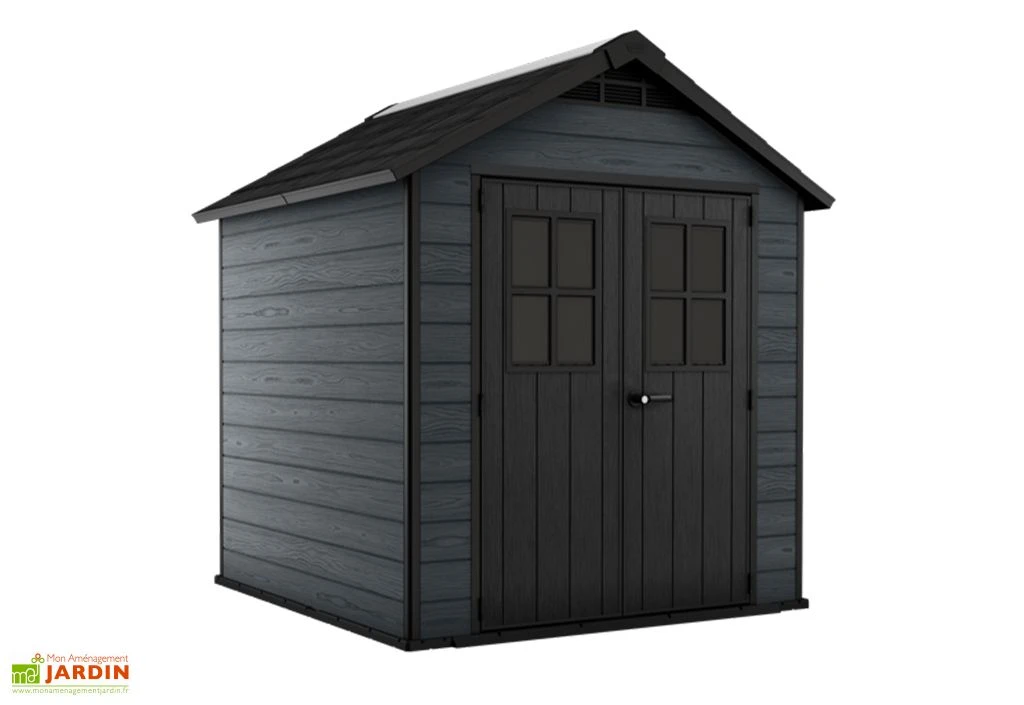 Abri De Jardin En Résine Keter 5 M² – Woodium 757 Anthracite