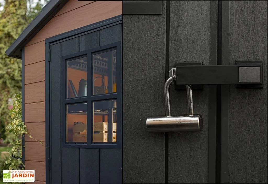 Abri De Jardin Keter En Résine Aspect Bois 5 M² Woodium 757 – Image 6
