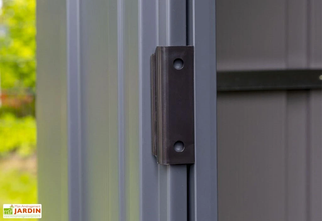 Abri De Jardin En Métal Gris Spacemaker Acier Galvanisé – 3 M² – Image 5