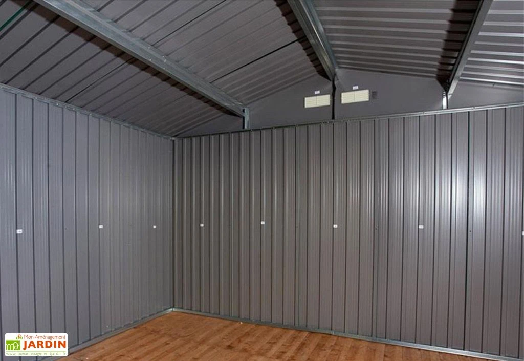 Abri De Jardin En Métal 0,33 Mm Duramax 8 M² – Vert Pin 10 X 8 – Image 2