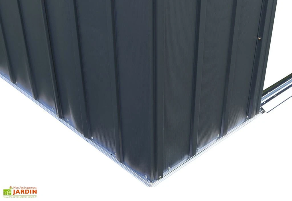 Abri De Jardin En Métal Gris Spacemaker Acier Galvanisé – 7 M² – Image 5