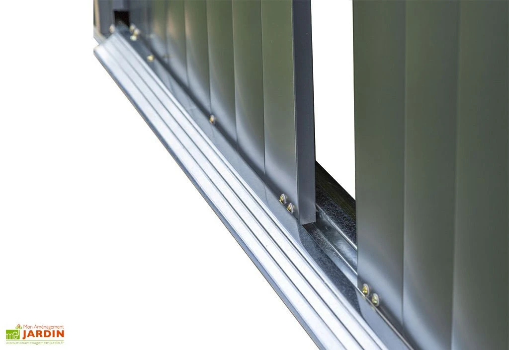 Abri De Jardin En Métal Gris Spacemaker Acier Galvanisé – 7 M² – Image 6