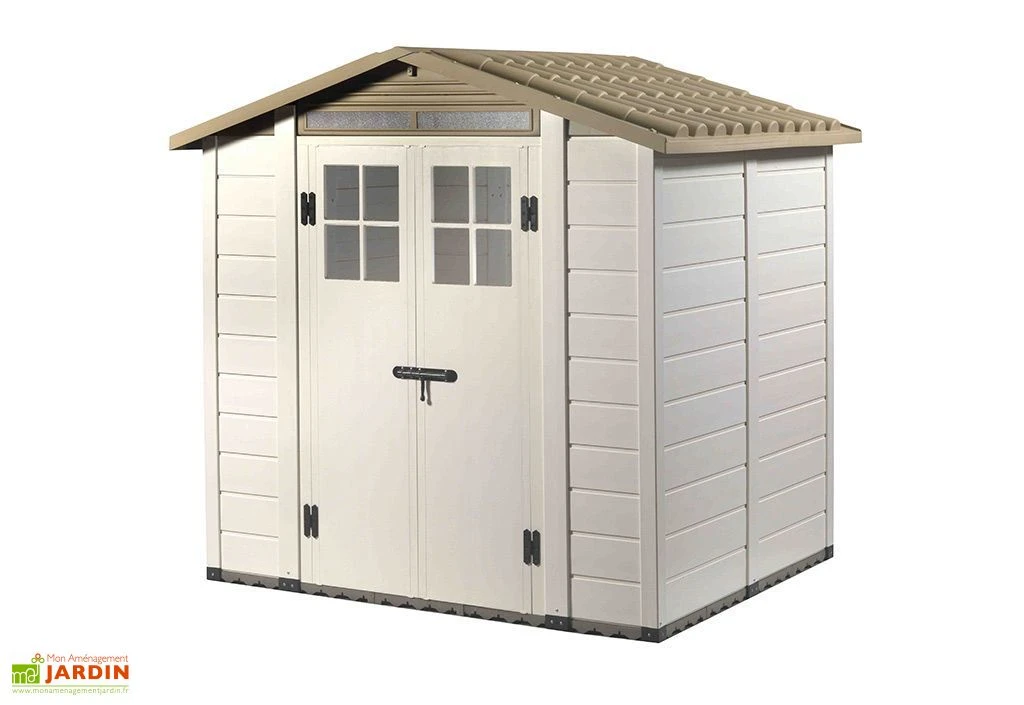 Abri De Jardin En PVC Evo 200 Beige (162x202cm) – Image 2