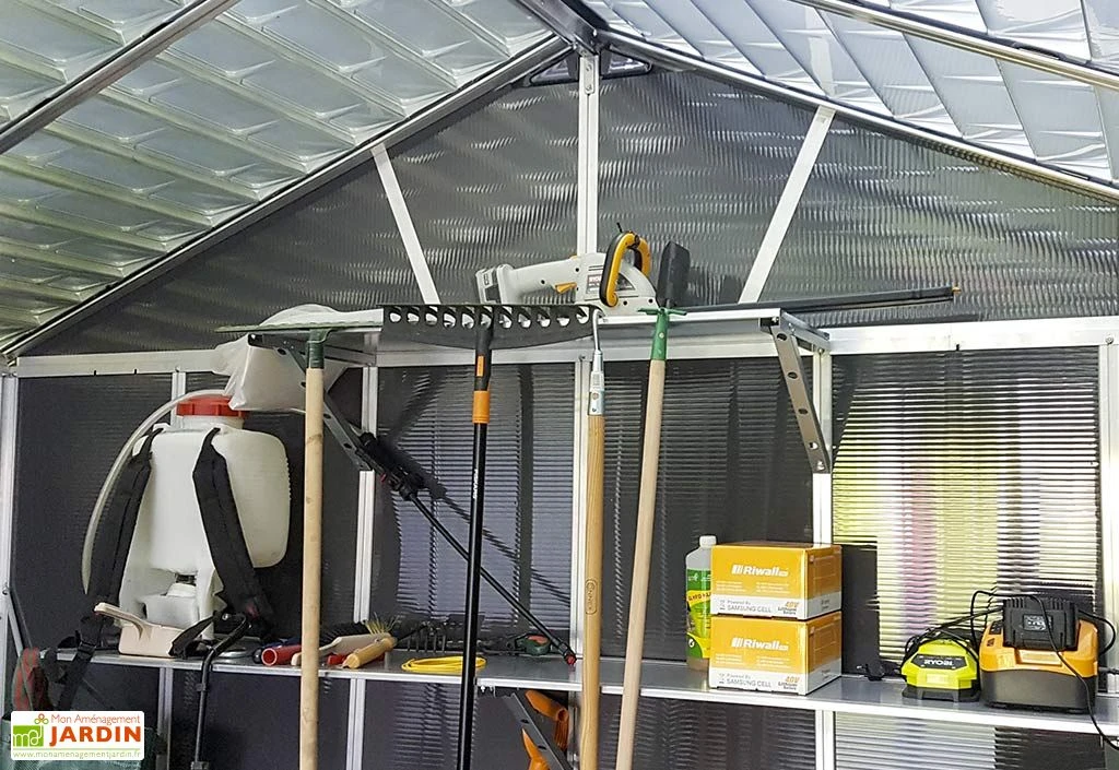 Abri De Jardin En Polycarbonate Et Aluminium Yukon 11 M² – Image 4