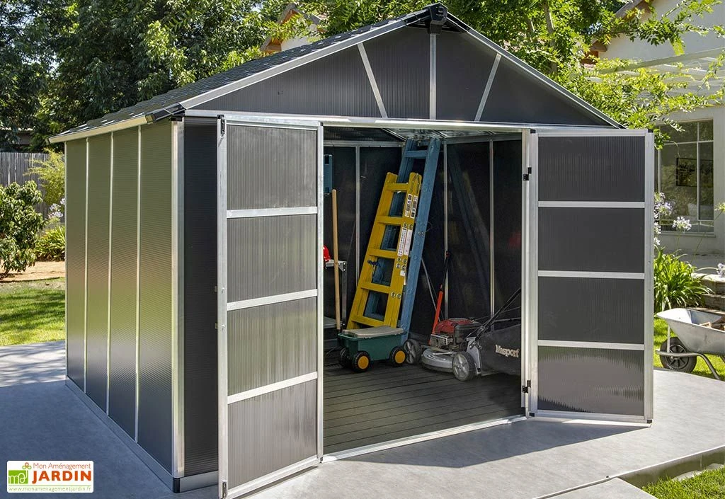Abri De Jardin En Polycarbonate Et Aluminium Yukon 7 M² – Image 3