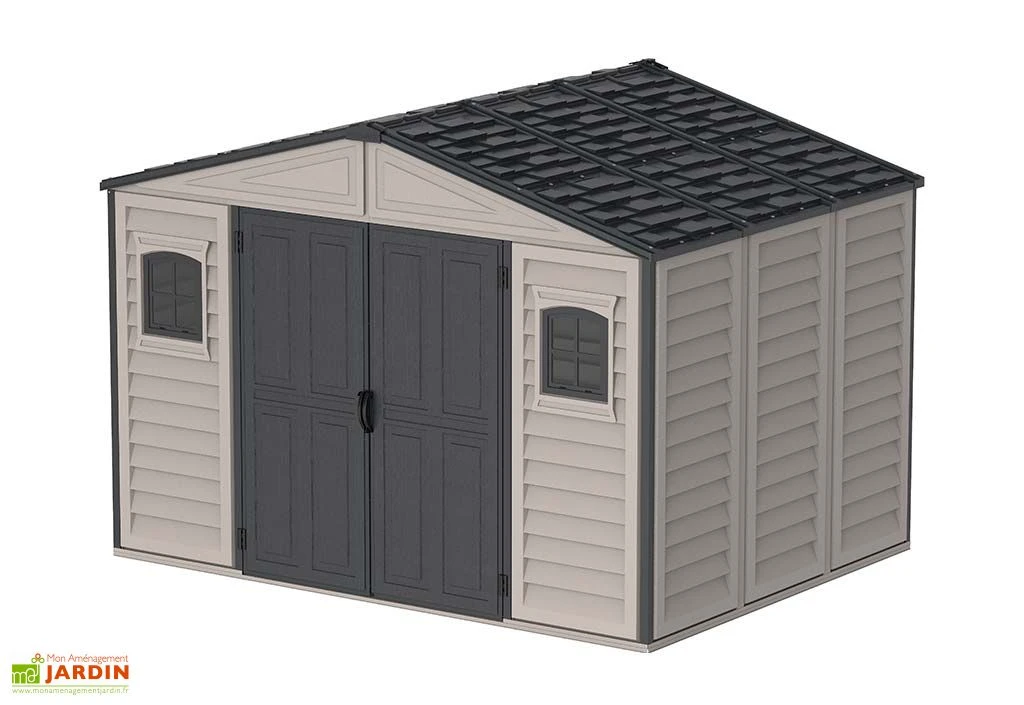 Abri De Jardin En PVC Duramax 8,05 M² Gris – Image 2