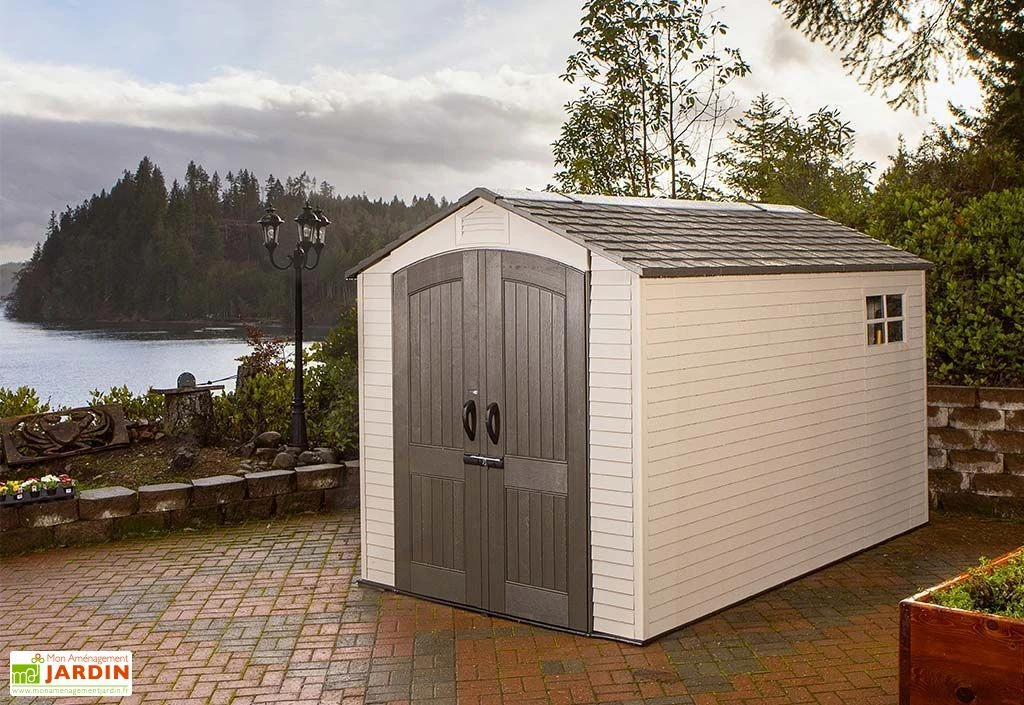 Abri De Jardin En PVC Et Acier Inoxydable Lifetime Landmark 8 M² – Image 2