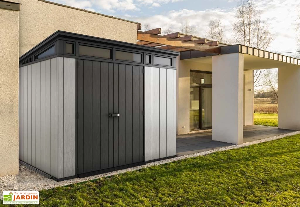 Keter Abri De Jardin PVC Brossium 97 Avec Toit En Monopente – Image 2