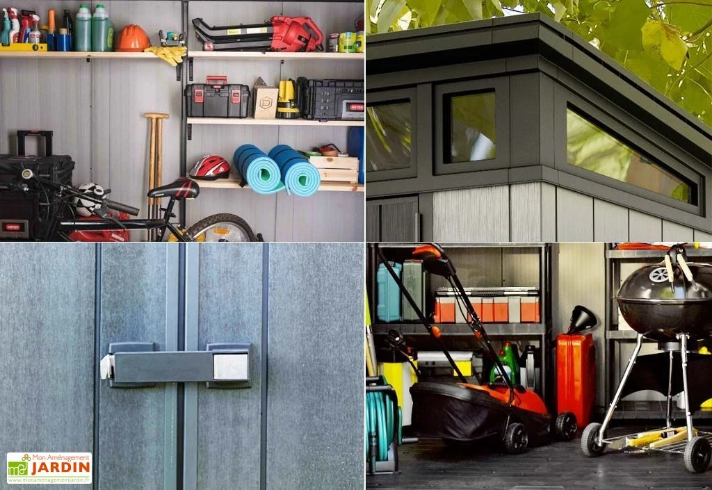 Keter Abri De Jardin PVC Brossium 97 Avec Toit En Monopente – Image 5