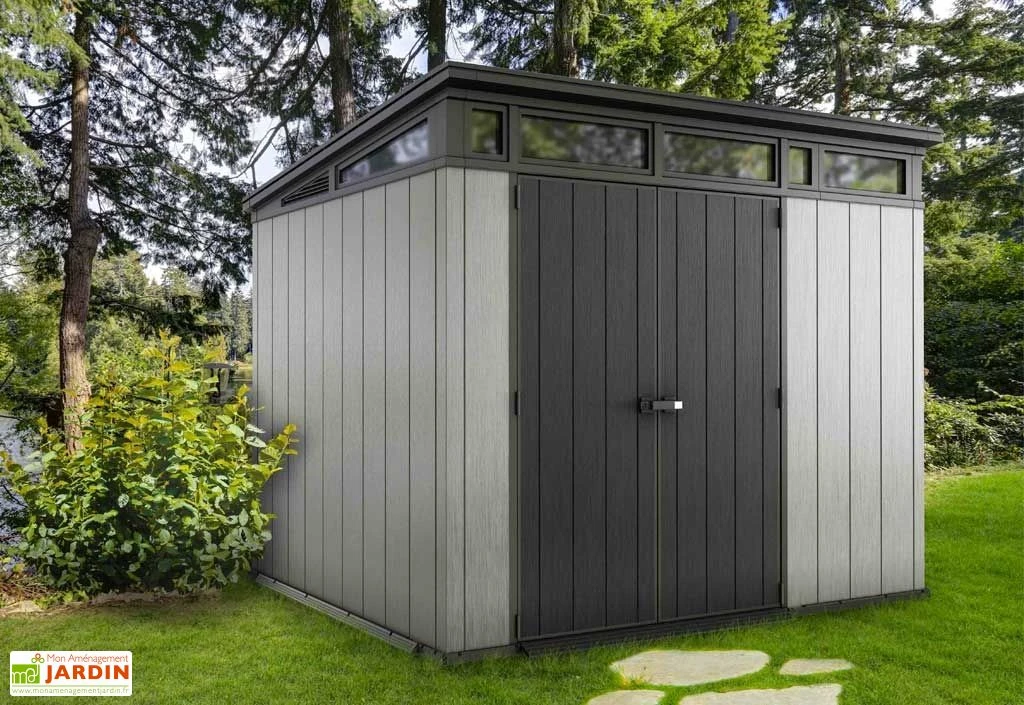 Keter Abri De Jardin PVC Brossium 97 Avec Toit En Monopente