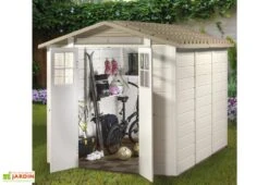 Abri De Jardin En PVC Evo 240 Beige (242x202cm)