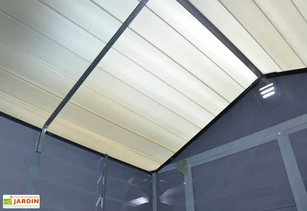 Abri De Jardin Polycarbonate Skylight Palram Gris (1,53x1,85) 2,83 M² – Image 5
