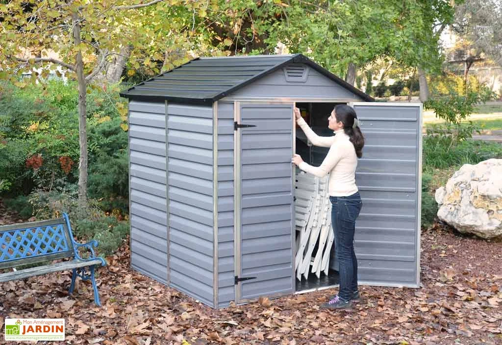 Abri De Jardin Polycarbonate Skylight Palram Gris (1,53x1,85) 2,83 M² – Image 3