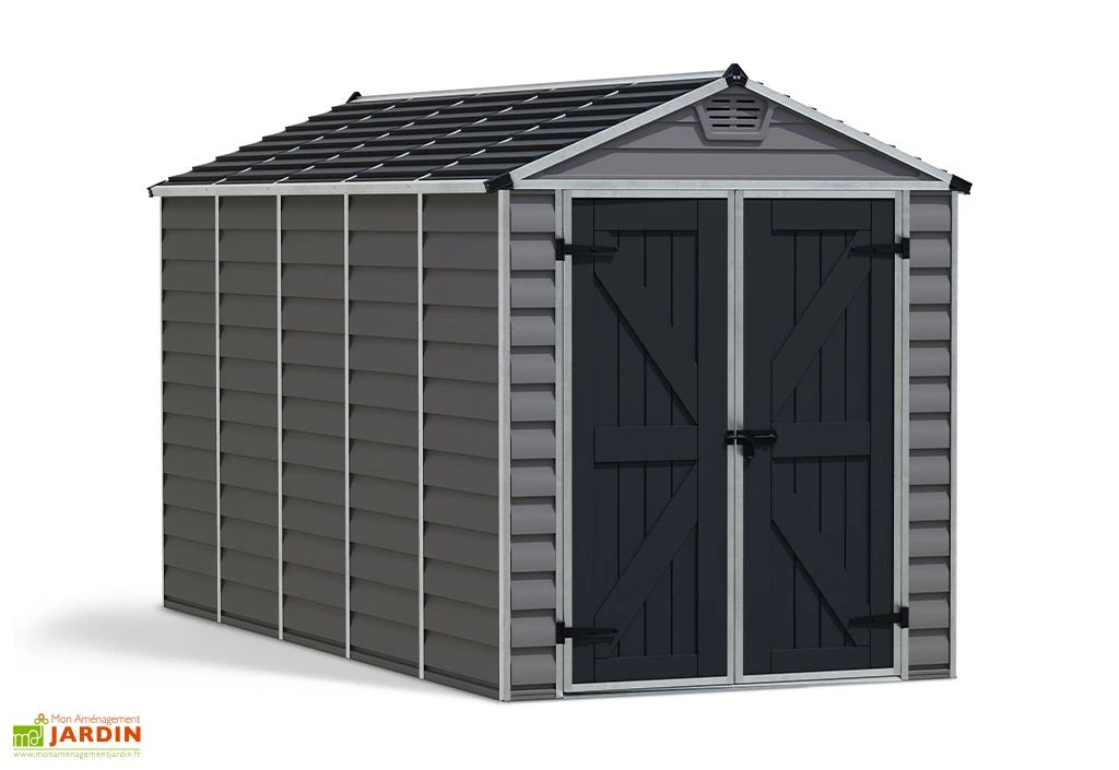 Abri De Jardin Skylight 7 M² Gris/Noir | Palram - Canopia