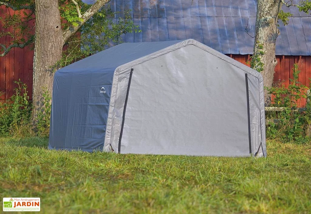 Abri De Jardin Souple En Acier Et Polyéthylène 14 M² – Image 2