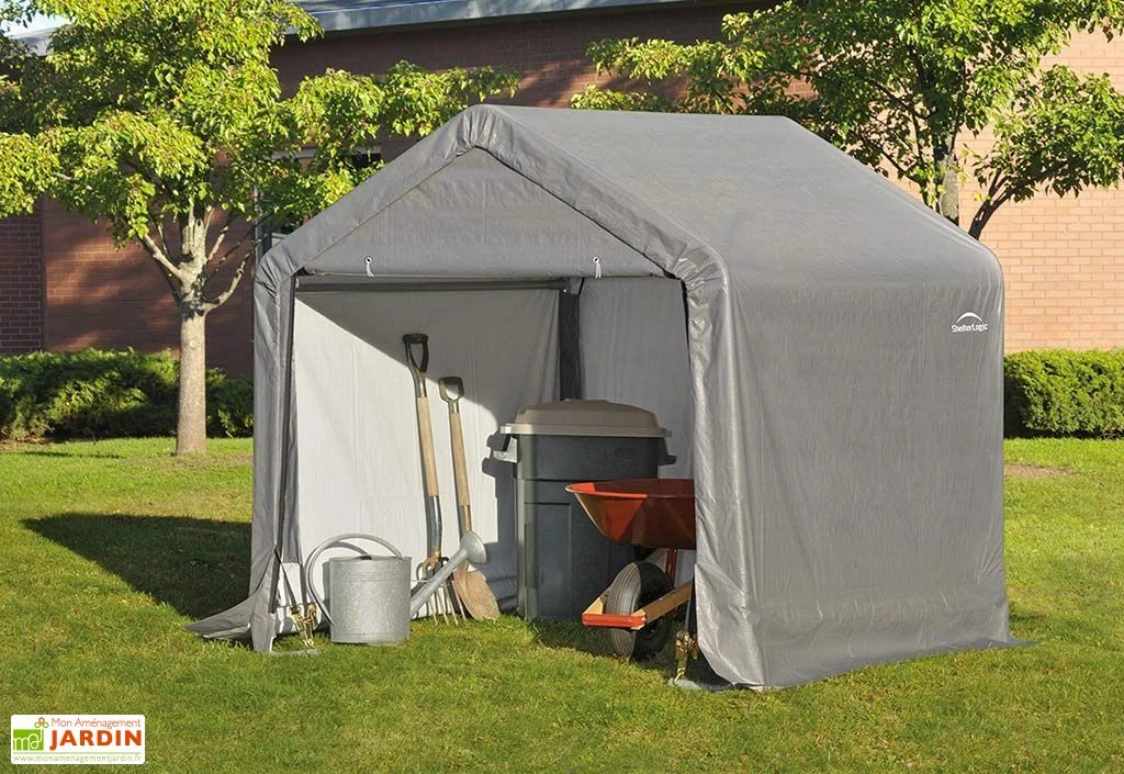 Abri De Jardin Souple En Acier Et Polyéthylène 3 M² – Image 5