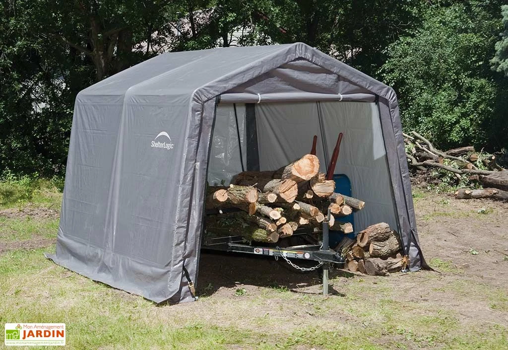 Abri De Jardin Souple En Acier Et Polyéthylène 9 M² – Image 4