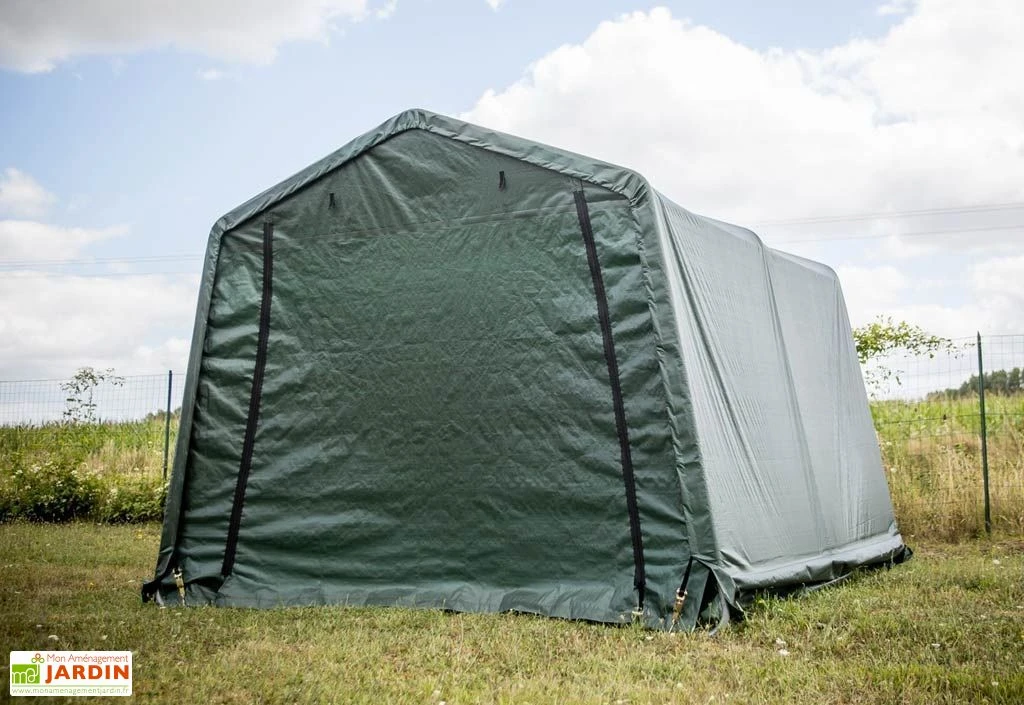 Abri De Jardin En Toile Renforcée Avec Porte Amovible - 305 X 305 Cm – Image 3