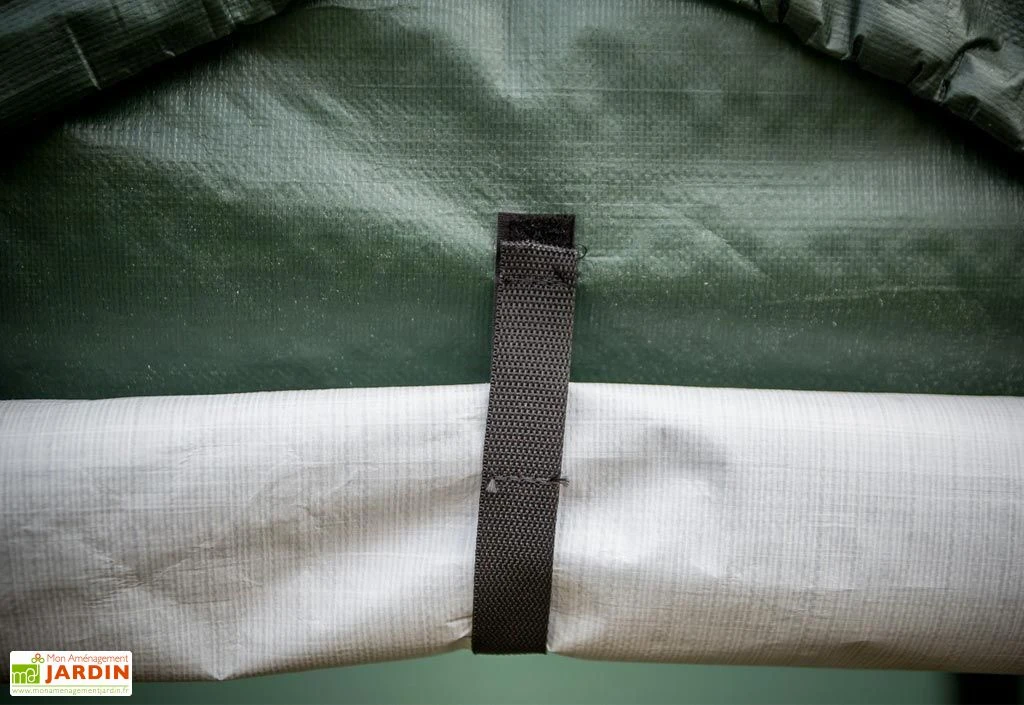 Abri De Jardin En Toile Renforcée Avec Porte Amovible - 305 X 305 Cm – Image 5