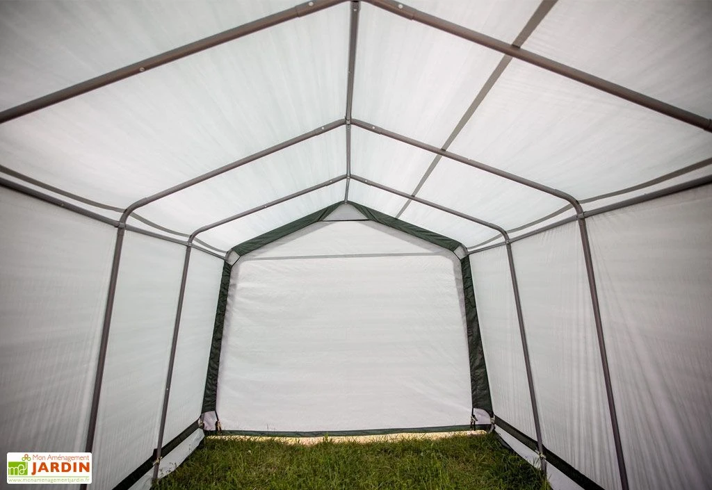 Abri De Jardin En Toile Renforcée Avec Porte Amovible - 305 X 610 Cm – Image 6
