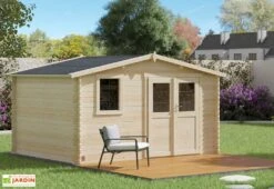 Abri De Jardin En Bois D’épicéa Brut Juno – 11,9 M²